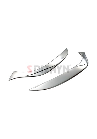 S-Dizayn Renault Clio 4  HB Krom Far Alt Çıtası 2012-2016