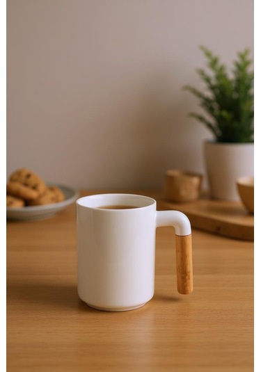 Bambum Aron - Tekli Kupa Beyaz