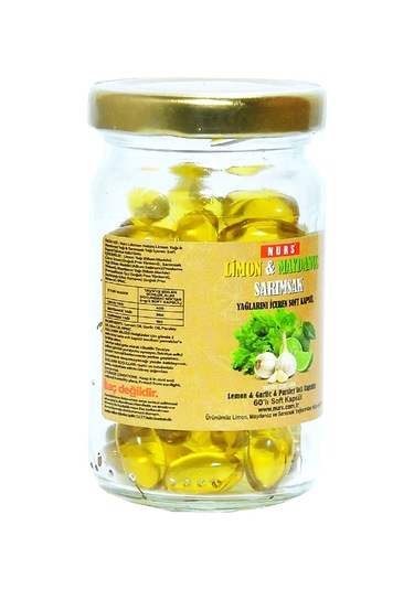 Nurs Limon Maydanoz Sarımsak Kürü 60 Kapsül