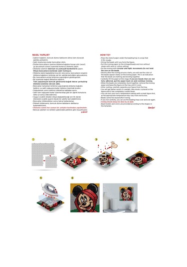 Disney Mickey Mouse Yetişkin Boncuk Aktivite Seti-pixel Pixel Ppa100-03