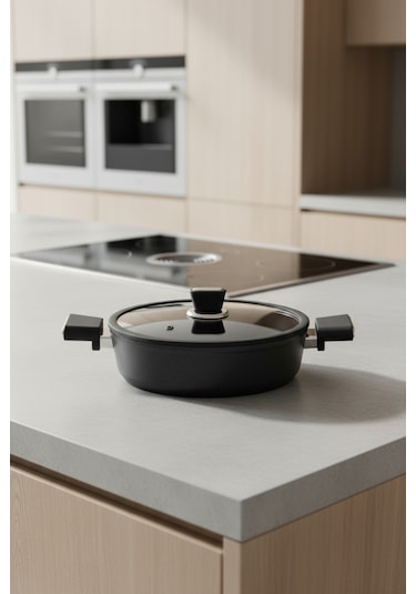 Bernardo Mayasa 7 Parça Seramik Tencere Seti Siyah Fil Dişi