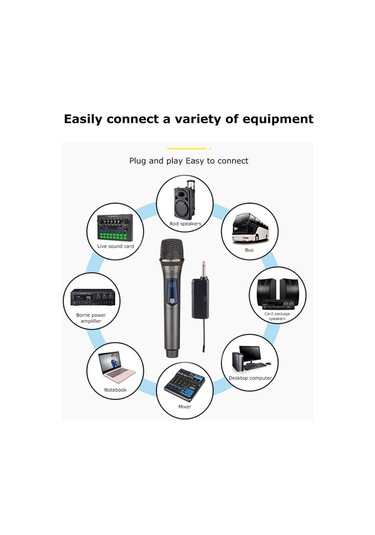 Springsun Mikrofon Şarj Edilebilir Modeller Kablosuz Mikrofon Ev K Şarkı Açık Hava Ses