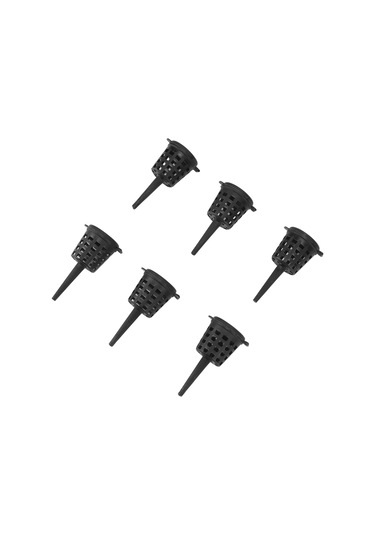 Tenfowee 100 Adet Kapaklı Bitki Gübre Sepeti, Tüp Sistemiyle Bitki Köklerine Yavaş Salım, Plastik Materyal, Bonsai Ve Saksı Bitkileri İçin