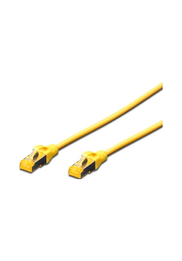 Beek Cat 6a Sftp/pımf Pairs In Metal Foil Patch Kablosu, Lszh, 3 Metre, Awg 26, Sarı Renk Tdrtr