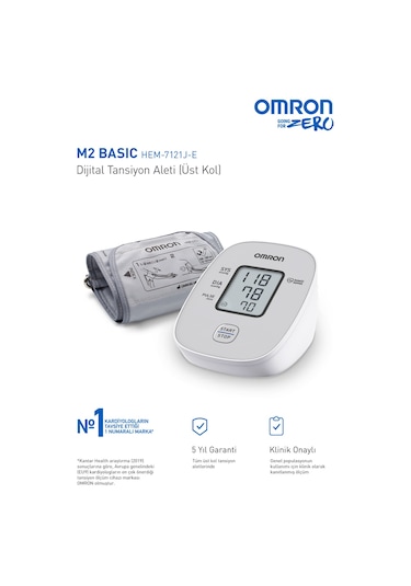 Omron M2 Basic Üst Koldan Ölçer Dijital Tansiyon Aleti