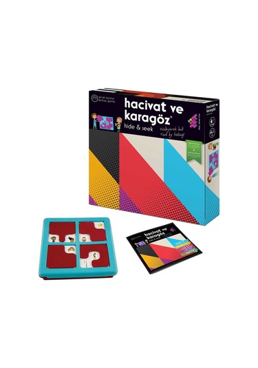 Hacivat ve Karagöz Hide & Find Zeka ve Akıl Oyunu 3+ Yaş 1+ Oyuncu