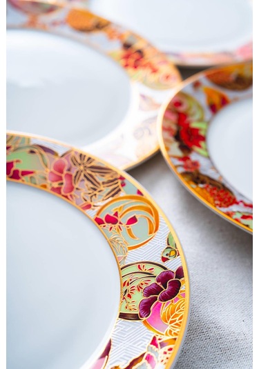 Dream 6 Parça Pasta Tabağı - 20.5 Cm Renkli