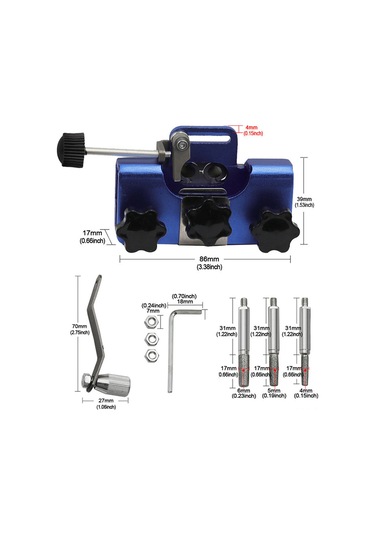 Maiyame "pratik Zincirli Testere Bileme Seti - 3 Taşlama Çubuğu İle Taşınabilir Ve Hızlı Bileme Aleti"