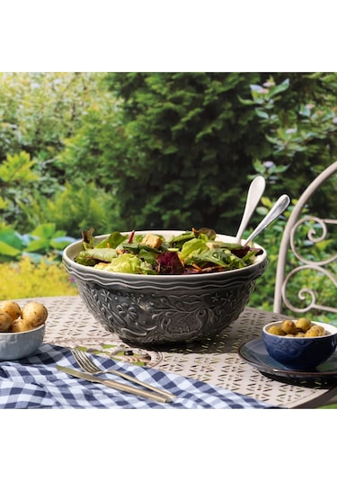 Mason Cash Nautical Mixing Bowl 26cm Gri Karıştırma Kasesi