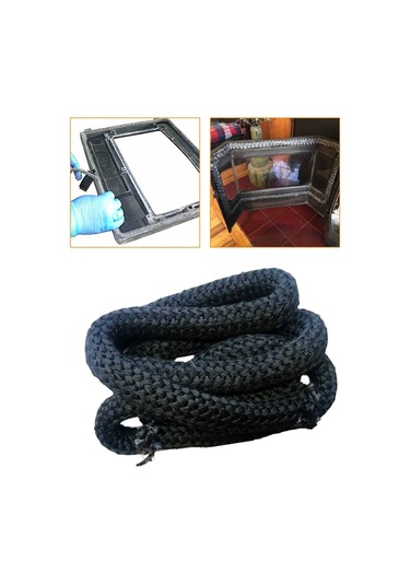 Suntek 2.5 Metre Odun Sobası Kapı Contası Yangına Direnç 10mm