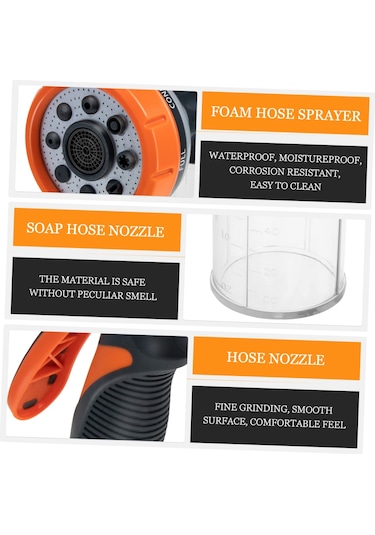 Qianfan Bahçe Sulama Başlığı Ayarlanabilir Hortum Başlığı