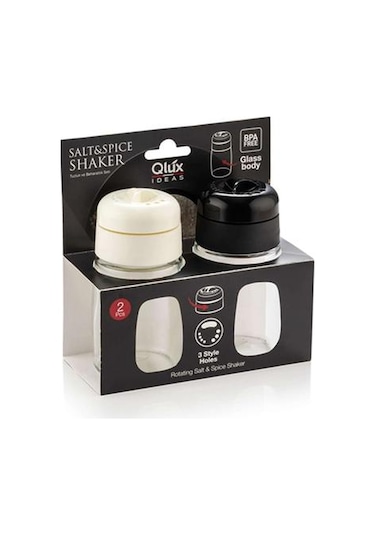 Qlux Star Tuzluk & Karabiberlik Set - 100 Ml Renkli