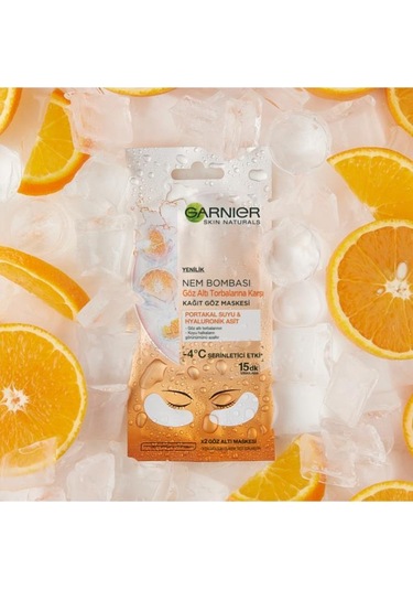 Garnier Nem Bombası Göz Altı Torbalarına Karşı Kağıt Göz Maskesi