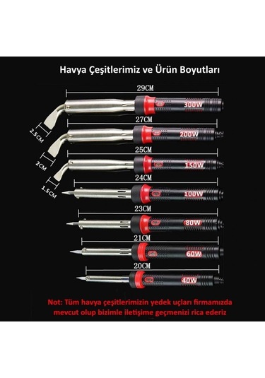 Wellhise Wh-150 150W Balta Uçlu Kalem Havya