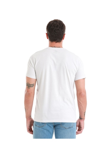 Hatemoğlu Gri Regular Fit Düz 100% Pamuklu Bisiklet Yaka Tişört 35353022c003 Ag1 Gri