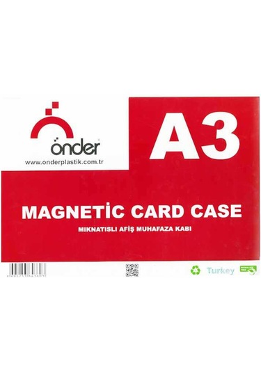 Önder Mıknatıslı Afiş Muhafaza Kabı A3