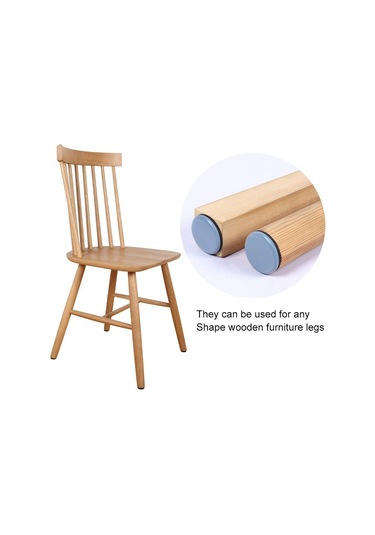 Çivili Premium Sandalye Ayakları - Mobilyalar İçin Çizilmez - 24'lü Paket - Sandalye Ayak Koruyucuları - Zemin Koruyucuları - 24'lü Paket - 2 Diğer