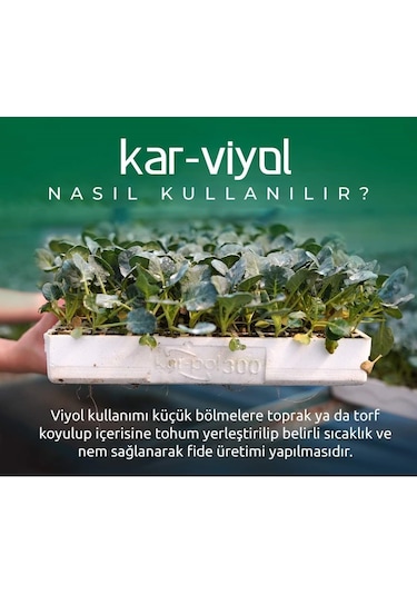 Strafor Köpük Viyol Fide Yatağı 45 Göz