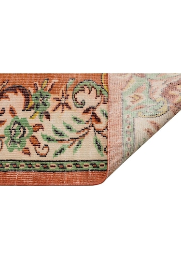 Klasik Modern Vintage Eskitme El Dokuma Halı 185 X 263 Cm 9384