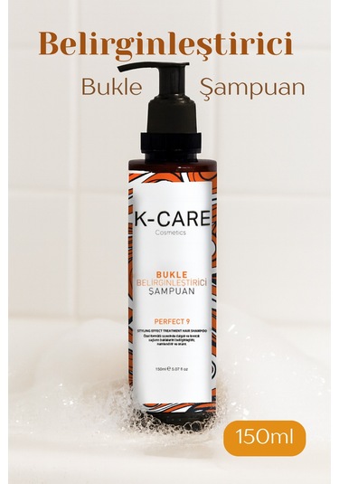K K-care Cosmetics Kıvırcık Saçlar Için Bukle Belirginleştirici Şampuan 150 ML