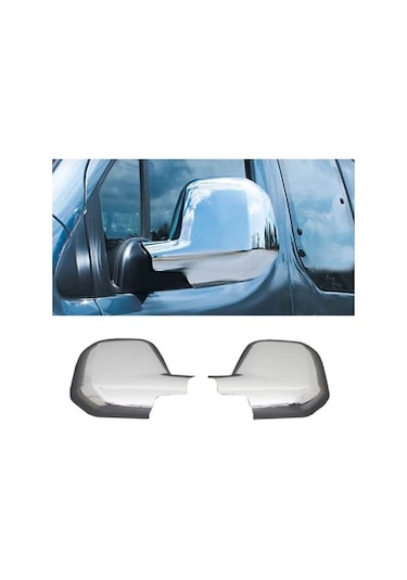 Peugeot Partner Tepee 2008-2012 Ayna Kapağı Abs Krom 2 Parça