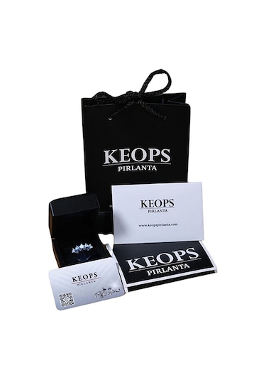 Keops Pırlanta E Renk 0,60 Karat Pırlanta Tektaş Küpe