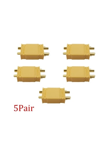 Agoodshop 5 Çift Tarzı Çift Xt30 Konektörü Xt30u Erkek Kadın Bullet Pil Şarj Cihazı Muz Fiş Jack Kon