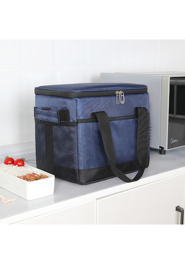 Lemestar 18l Piknik Soğutma Çantası, Dış Mekan Turları İçin Büyük Kapasiteli Yemek Saklama, Soğuk Tutma Ve Taze Tutma Özelliği Çok Renkli