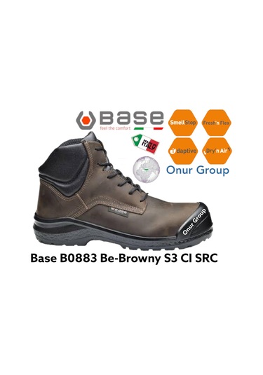 Base B0883 Be-Browny Top S3 CI SRC İtalyan İş Güvenliği Botu