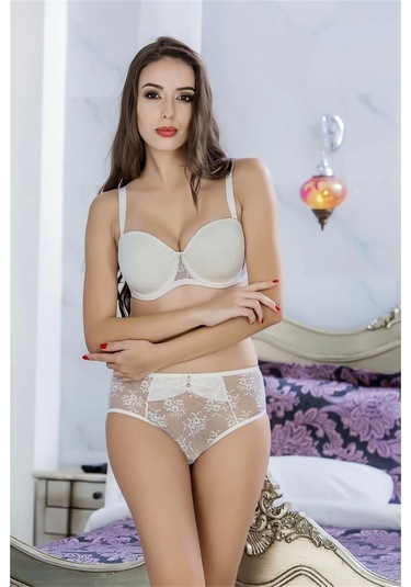 Eng Moonlight 3131 İnce Detaylı Desenli Slip Külot Siyah