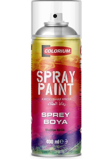 Colorium 906 - Gümüş Efekt Sprey Boya / 400 ML