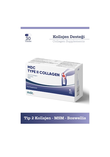 Mdc Tip 2 Kolajen+Msm+Boswellia 30 Tablet