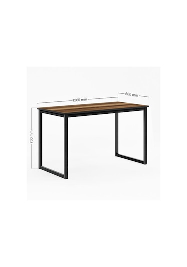 Ceramical 120 Cm Çalışma Masası - Barok Ceviz Barok Ceviz