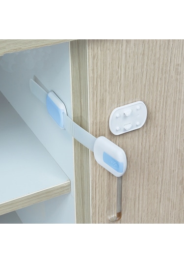 Moveevo Çocuk Güvenliği Kilitleri - Bebekler İçin Çekmecelik/ Dolap Kilitleri - Pembe - Toksik Olmayan Ve Dayanıklı Malzeme Çok Renkli