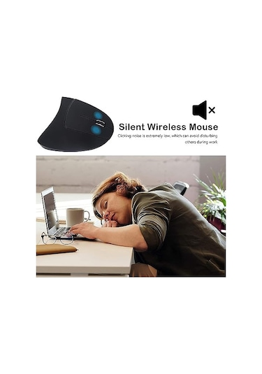 Geeksen Ergonomik Dikey Kablosuz Fare: Rahatlık Ve Verimlilik İçin Tasarlanmış 001