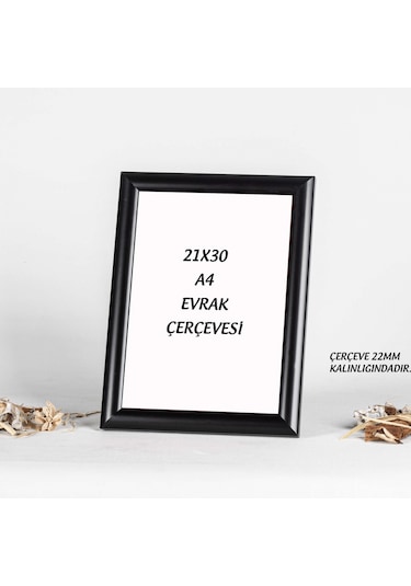 A4 Siyah Çerçeve