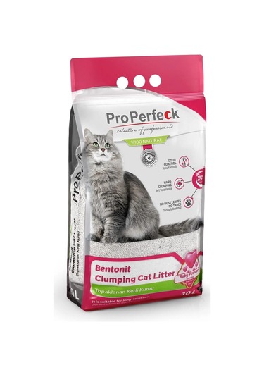 Pro Perfeck Bebek Pudra İnce Taneli Kedi Kumu 10 Lt