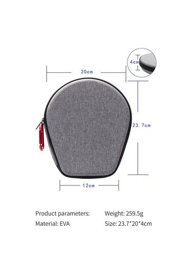 Novahub Sony Wı-1000xm2 Kulaklık Çantası - Su Geçirmez, Şok Yankı Emici, Evamalzeme, Gri - Kullanışlı Tasarım, Mükemmel Koruma Gri