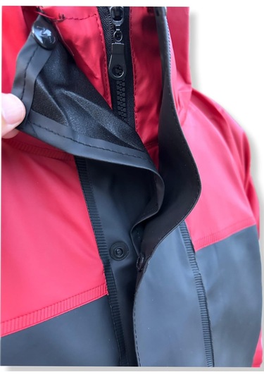 Geborgenheit Cepli Motorcu Motosiklet Yağmurluk Kırmızı