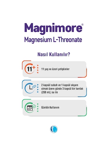 Magnimore Magnesium L-Threonate 60 Kapsül