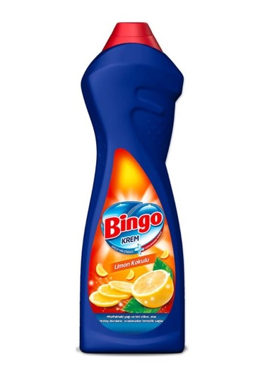 Bingo Krem Mutfak Yüzey Temizleyici Limon Kokulu 750 ML