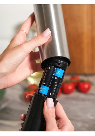 Evıe Elektrikli Baharat Ve Tuz Değirmeni 203440539 Gümüş