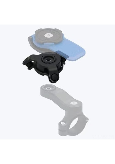 Wezone Motosiklet Bisiklet Telefon Tutucu Sık Sallanma Filtreleyici Amortisörlü Tampon Siyah Siyah