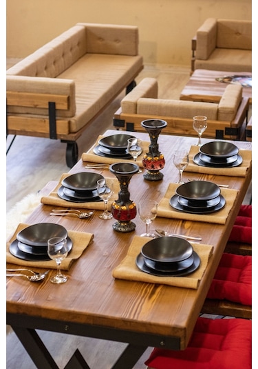 Ntconcept Ntconcept Doğal Ağaç Ofis Koltuk Takımı