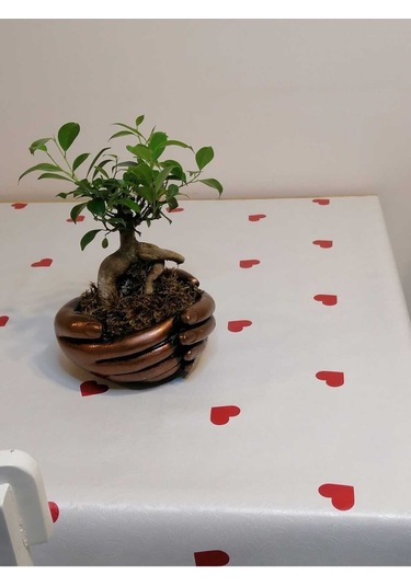 Elyaflı Pvc Muşamba - Desenli Silinebilir Masa Örtüsü 02mrl076g Beyaz