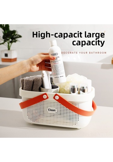 Youtek Küçük Pembe Plastik Banyo Sepeti - Su Akıtma Özelliği İle Tuvalet Malzemeleri Ve Kozmetikleri Taşıma Ve Saklama, Portatif Kullanim, Toptan Alım İçin Uygun 21.5 14.5 15.5 Diğer