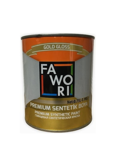 Fawori Premium Sentetik Yağltı Boya 1 Kg-Siyah