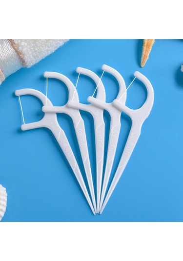 Sones Fawnmum Ultra İnce Güvenlik Düz Diş İpi Çubuğu Kemer Seçimi Kürdan İpi Taşınabilir Diş İpi Çantası