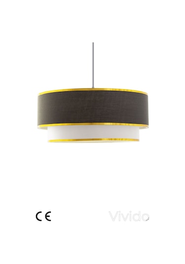 Vivid Tekli Antrasit Avize Antrasit