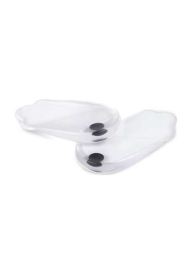 Vkemall Transparan Silikon Jel Ortopedik Tabanlık - M 35-39 , L 40-45 , S 26-34 Boyutları